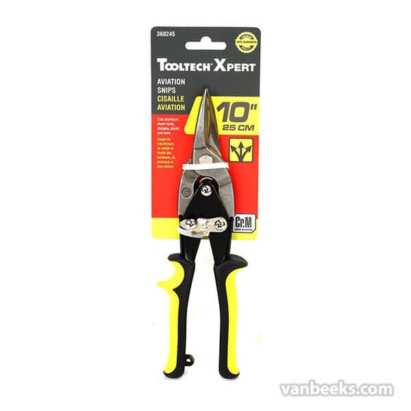 Aviation Tin Snip Straight Cut Cr-M